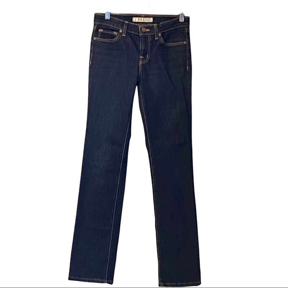 J Brand Women’s The Cigarette/ Straight Leg Midrise Ink Denim Jeans Size 26